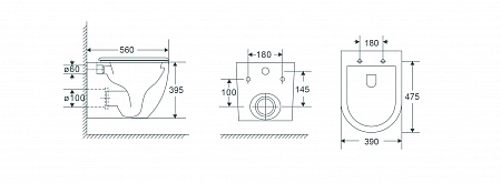 Подвесной унитаз безободковый Terminus Енисей Monolit 560х390 белый Ялта - фото 8 Подвесной унитаз безободковый Terminus Енисей Monolit 560х390 белый Ялта - фото 8