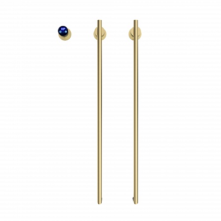 Рондо П2 350х760 электро Полотенцесушитель TERMINUS Брашированное золото Ялта - фото 2 Рондо П2 350х760 электро Полотенцесушитель TERMINUS Брашированное золото Ялта - фото 2