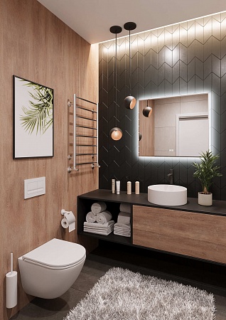 Подвесной унитаз безободковый Terminus Аврора Monolit 495х360 белый Ялта - фото 2 Подвесной унитаз безободковый Terminus Аврора Monolit 495х360 белый Ялта - фото 2