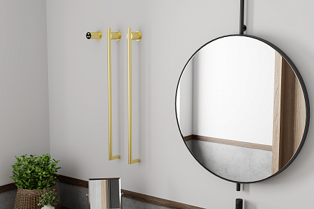 Рондо П2 350х760 электро Полотенцесушитель TERMINUS Брашированное золото Ялта - фото 6 Рондо П2 350х760 электро Полотенцесушитель TERMINUS Брашированное золото Ялта - фото 6