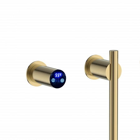 Рондо П2 350х760 электро Полотенцесушитель TERMINUS Брашированное золото Ялта - фото 4 Рондо П2 350х760 электро Полотенцесушитель TERMINUS Брашированное золото Ялта - фото 4